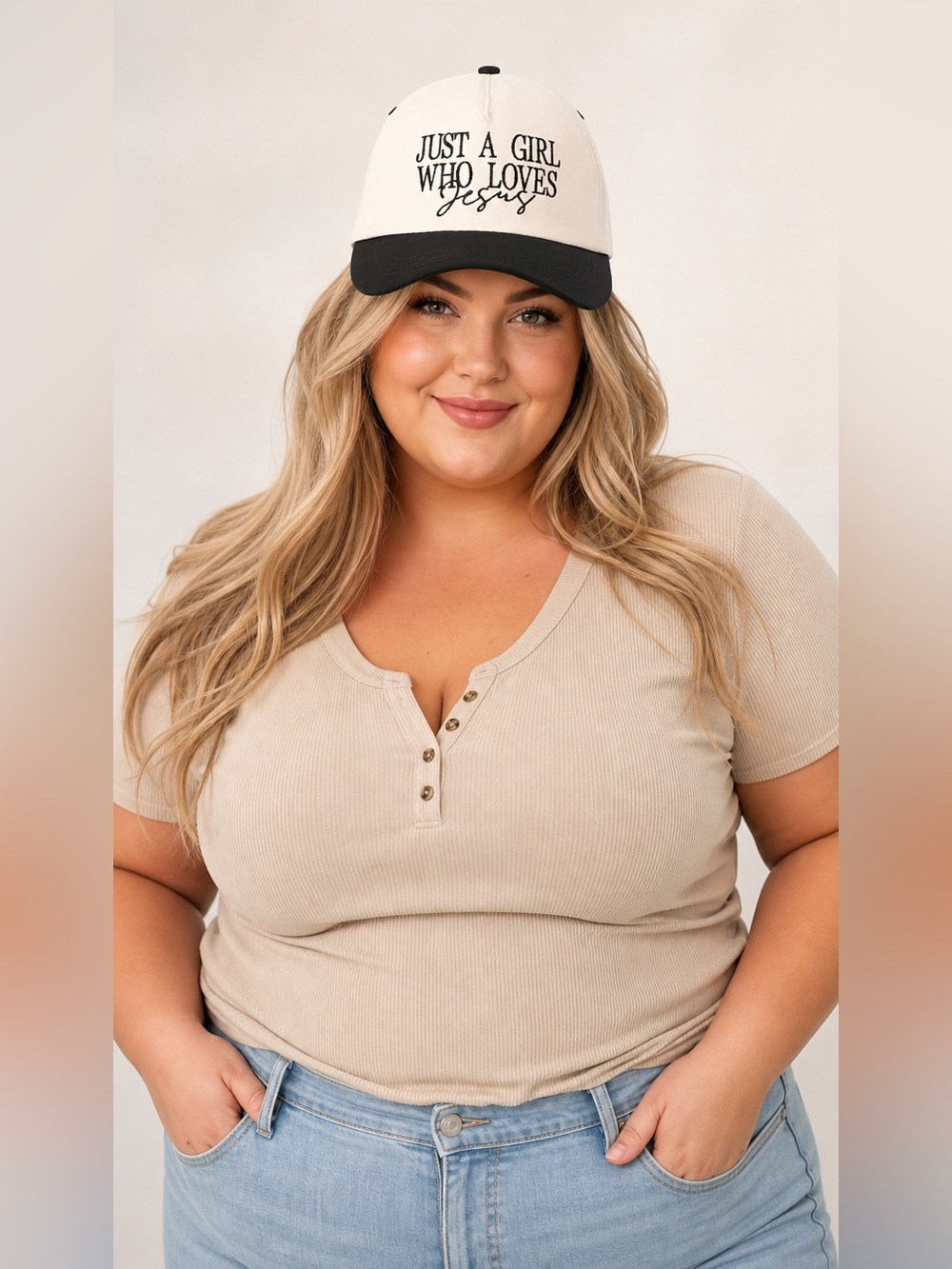 Just A Girl Who Loves Jesus Hat